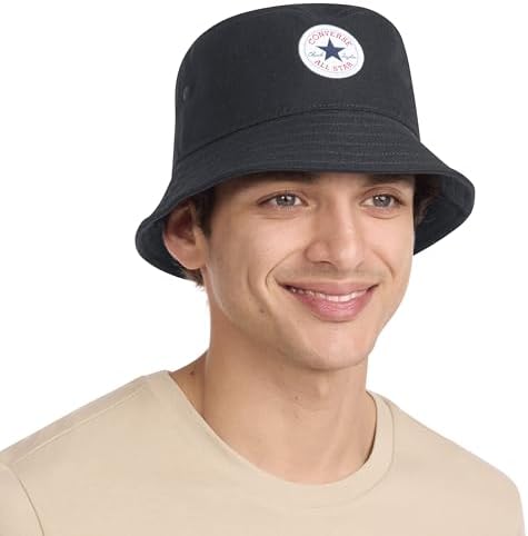Champion Unisex Garment Washed Relaxed Bucket Hat, Black-78459